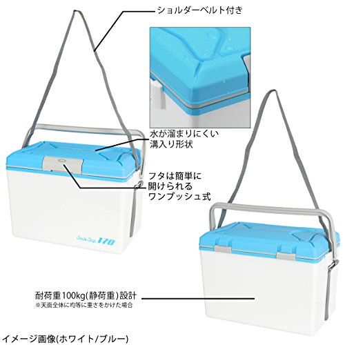 TAKAMIYA(タカミヤ) クーラーボックス SmileShip クーラー ホワイト/グリーン 17L 2枚目