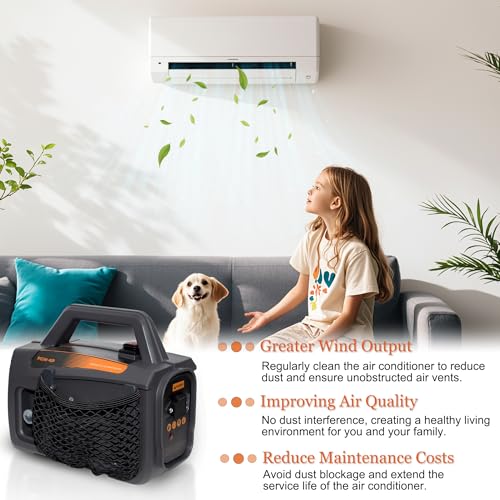 Updated ZPB140 Port A Blaster HVAC Coil Cleaning, Coil Jet Cleaner for ac Unit 120V 80W for Indoor or Outdoor, Flow Rate 4L/min, Working Pressure 0.7-1.0MPa by Caoooort - Image 6