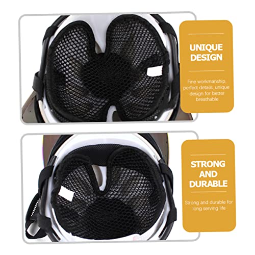 Almohadilla transpirable para casco de montar con forro interior de nylon en pack de 4 4