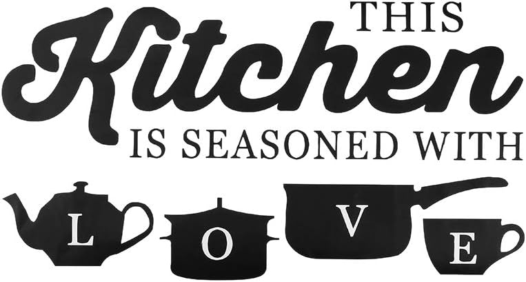 Removable Adhesive Wall Sticker,Wall Stickers & Murals Home Decoration Accents,for Kitchen Living Room(Size 60x28.5cm / 23.6x11.2in)