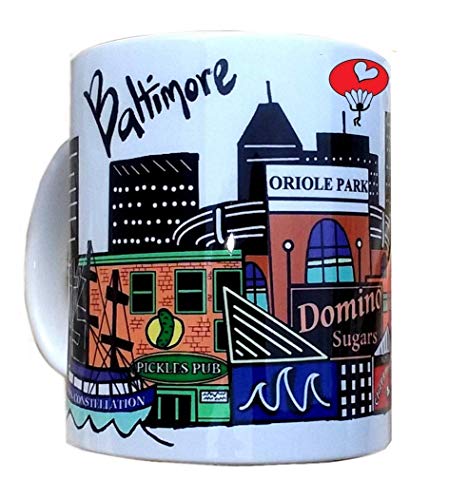 BALTIMORE Md Skyline Souvenir Coffee Mug