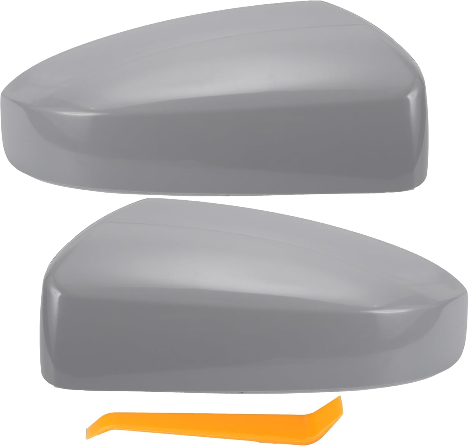 X AUTOHAUX 1 Set Car Rear View Driver Passenger Side Mirror Cover Cap Replacement Gray for NISSAN SENTRA 2007 2008 2009 2010 2011 2012 Mirror Guard Covers