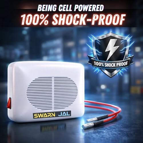 Image of Water Tank Alarm Overflow by Swarn Jal, Water Bell, Cell /Battery Powered, Loud Human Voice, Brass Sensors 100% Shock Proof, 1-3 Years Cell Life, 1 Year Complete Warranty +0.5M Wire