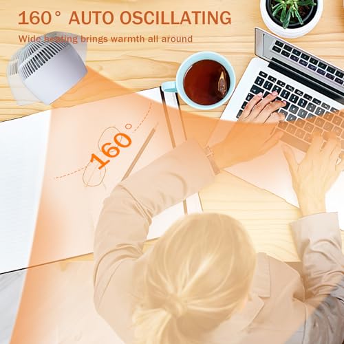 Spaceheatersmallspaceheater1200wdeskheaterforoffice160lateralautooscillating3gearsadjustableptcceramicheatingtipoveroverheatprotectionfastheatingcoldandhotair Urban Country Home Decor Space heatersmall space heater1200w desk heater for office160 lateral auto oscillating3 gears adjustableptc ceramic heatingtip over overheat protectionfast heatingcold and hot air urban country home decor