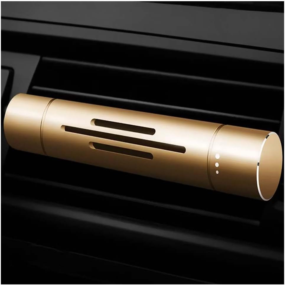 Air Freshener Car for BMW X4 X4M F26 G02 X7 G07, Car Vent Oil Diffuser Car Freshener, Natural Car Air Freshener for Odor Removal,D/Gold