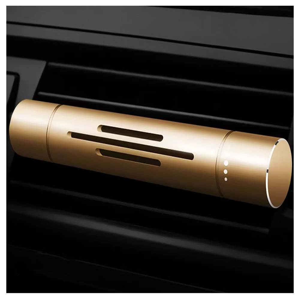 Air Freshener Car for BMW X4 X4M F26 G02 X7 G07, Car Vent Oil Diffuser Car Freshener, Natural Car Air Freshener for Odor Removal,D/Gold