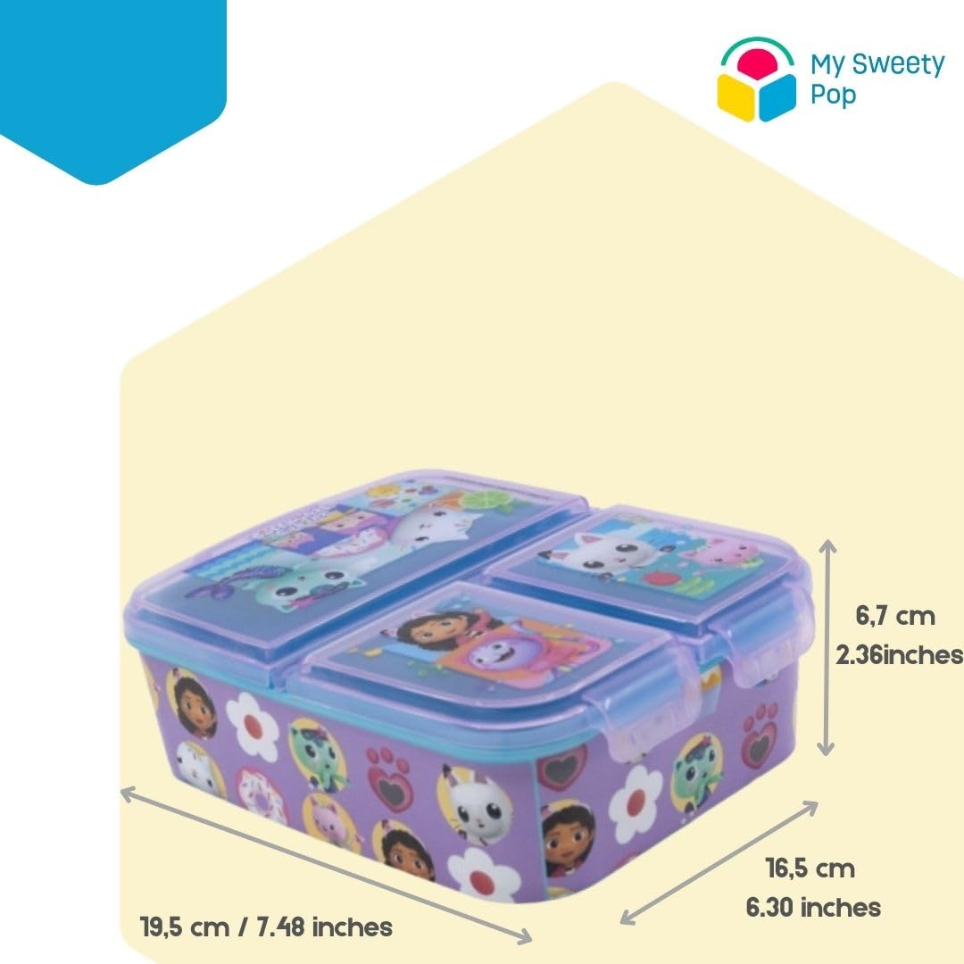 My sweety pop, Snack Box, Lunch Box, For Children, Nursery, Kindergarten, School, Holiday, Meal, 19.5 cm, Gift Idea - Image 2