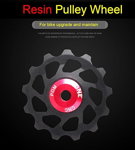 Miniatura 6 de DJC Stone Bearing Polea Rueda Guía de engranajes Roller Jockey 11t 13t 15t 17t MTB Road Bike Desviador trasero para Shimano para Sram Polea de