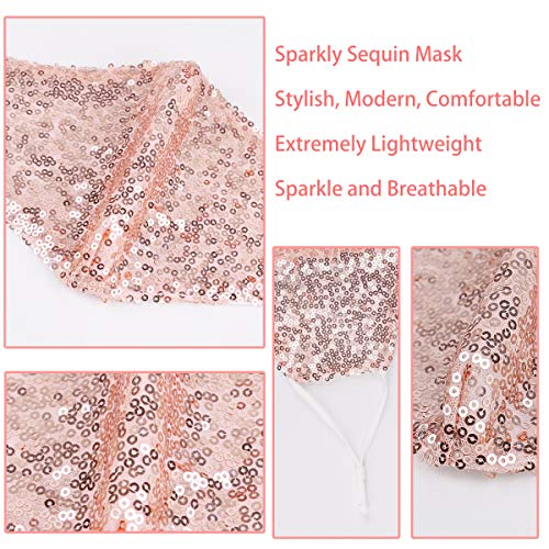Sequin Bling Face Mask With Adjustable Ear Loops For Women Sparkle Glitter Cover Diamond Bedazzled Crystal Decorative Covering Fashion Pretty Washable Reusable Protection Designer Madks Facemask #TOP1