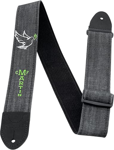 MARTIN 18A0107 DENIM STRAP PEACE DOVE ギターストラップ