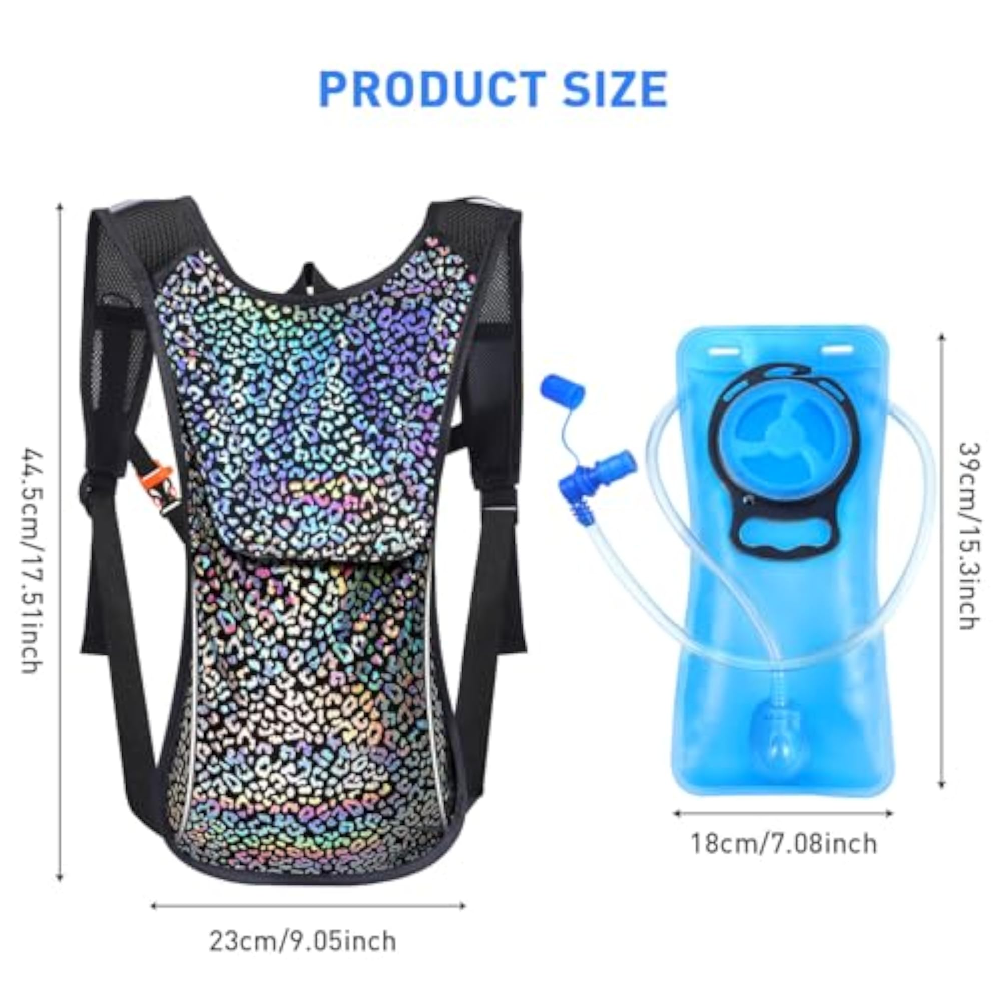 Hydration Pack with 2L Water Bladder