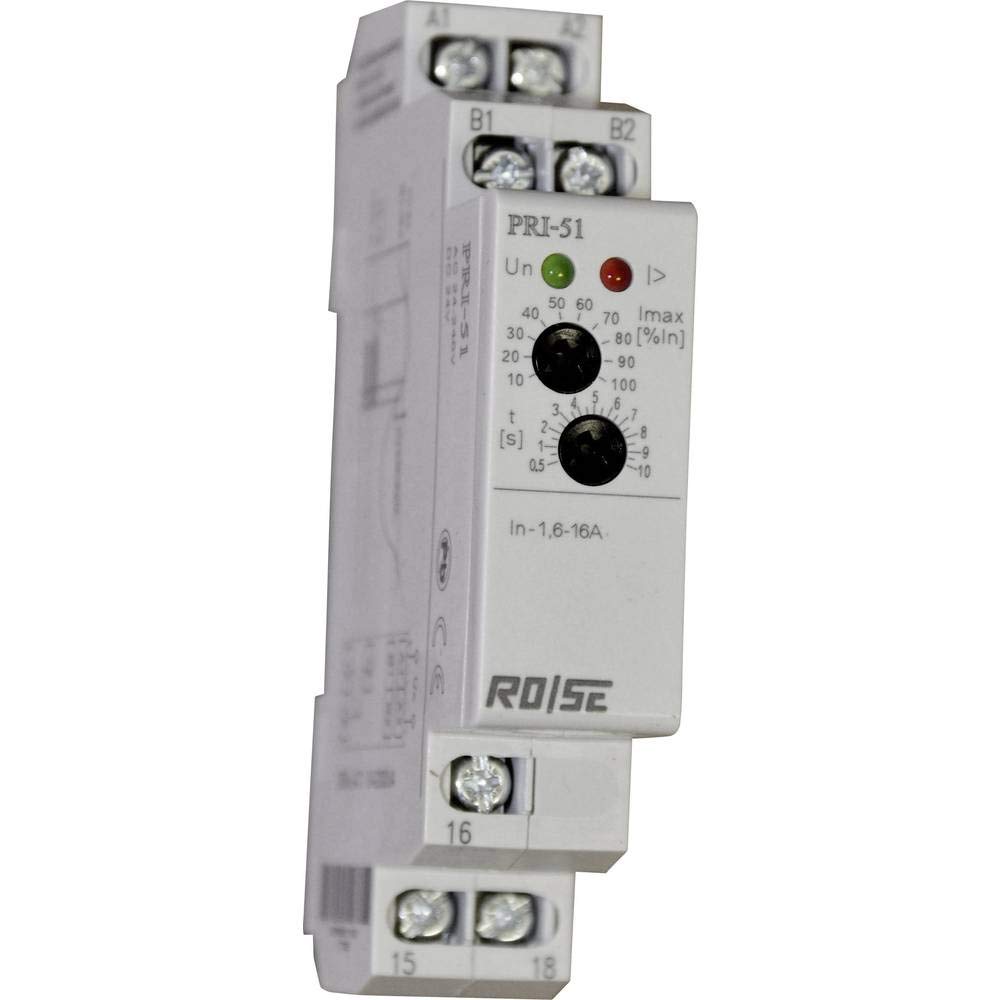 RO/SE Relais de Surveillance de Courant PRI-51/16 - Plage de Courant : 16 A/24-240 V CA + 24 V CC.