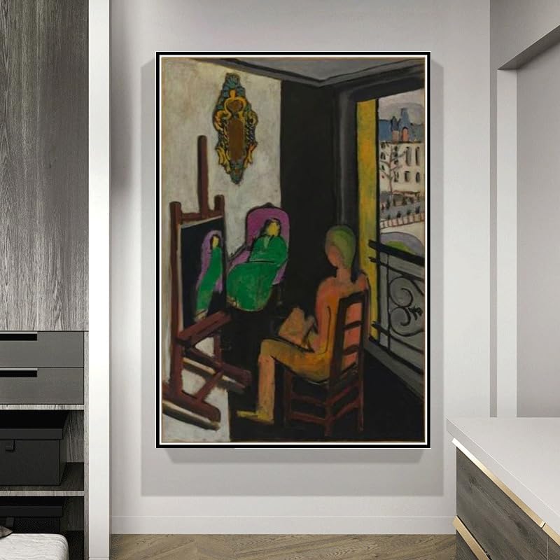 Amazon | アンリ・マティスの絵画「ソファに座る女性」 フル