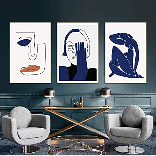 Affiches toile mur art imprime bleu au grain vintage et finitions artistiques superieures