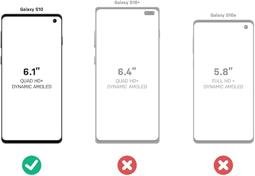 Miniatura 3 de OtterBox SYMMETRY SERIES - Funda transparente para Galaxy S10, empaque para venta al menudeo, funda para teléfono celular