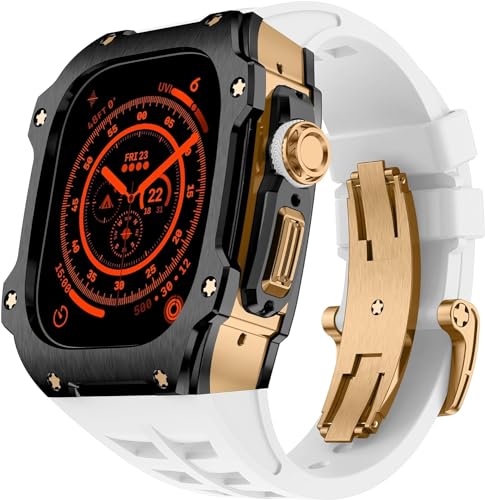 Boîtier Apple Watch Ultra 2 anti-choc en acier 49mm avec bracelet robuste