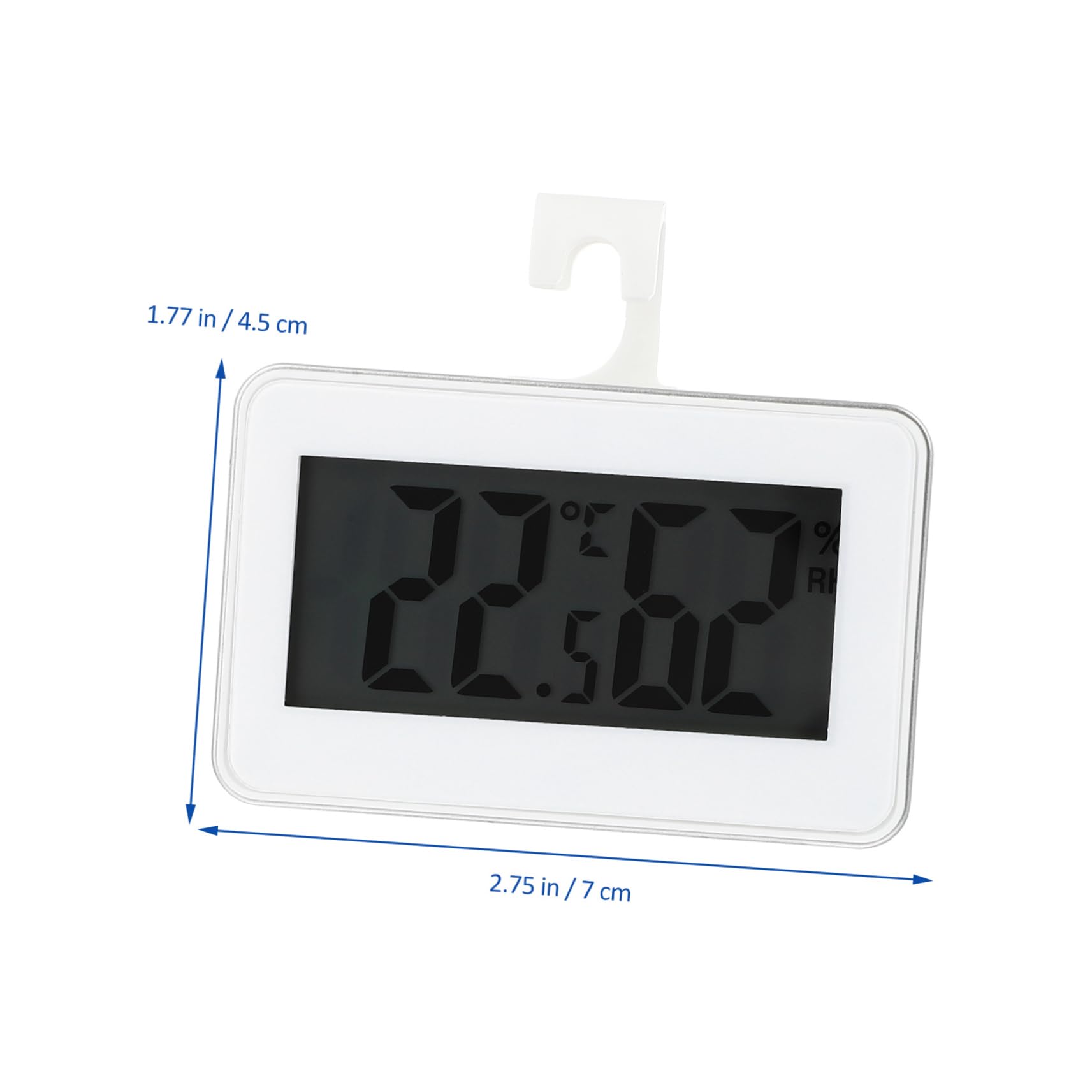 ABOOFAN Abs Material Fridge Temperature Gauge Indoor Household Hygrometer Magnetic Plate