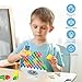 Tetra Balancing Stacking Tower Toys, 48PCS Board Games for Kids & Adults, 2 players Balance Game Team Building Blocks STEM Toy with Storage Bag, Boys Girls Gifts, Perfect for Family, Parties, Travel