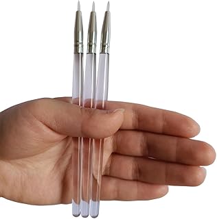 Pinceles delineadores de ojos de silicona par...