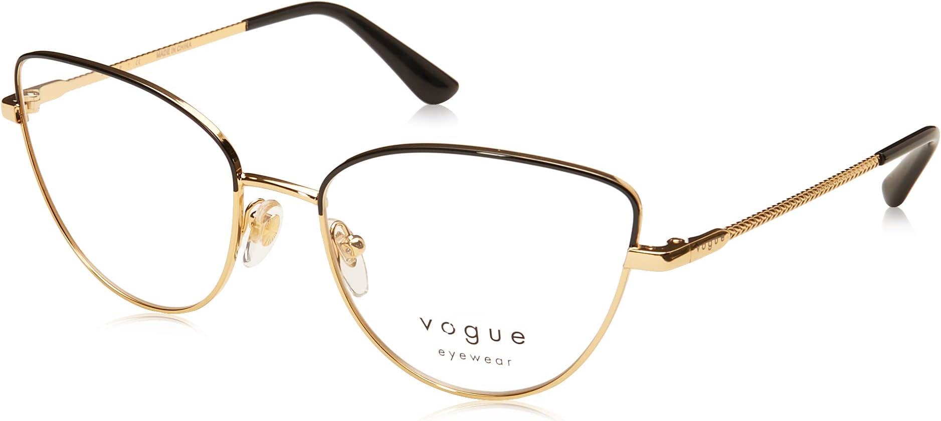 Vogue Eyewear Women's Vo4109 Metal Cat Eye Prescription Eyeglass Frames