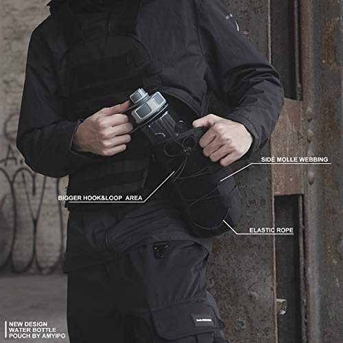AMYIPO Water Bottle Pouch Molle Tactical Holder Storage Bag for 32oz Carrier - Image 3