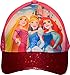 Disney Little Girls' Princess Character 3D Pop Baseball Cap, Pink, Age 4-7
