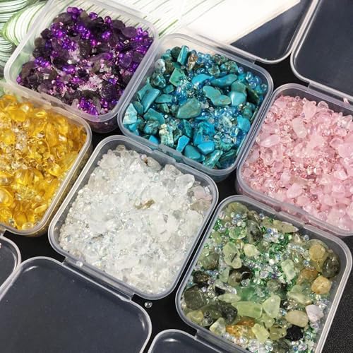 Image of 54 Pcs Clear Small Plastic Containers with Hinged Lid 1.8 x 1.8 x 0.8 Inches Transparent Storage Boxes for Organizing Jewelry, Beads, Crafts, and Small Items