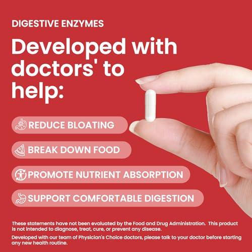 LOUDSAY Digestive Enzymes - Multi Enzymes, Organic Prebiotics & Probiotics for Digestive Health & Gut Health - Meal Time Discomfort Relief & Bloating - Dual Action Approach - 60 CT - Thumbnail 2