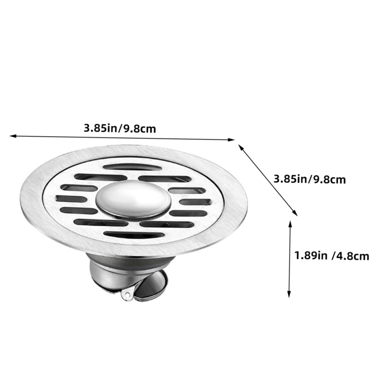 jojofuny 5pezzi Drainer Inossidabile Per Doccia Rifiuti Design Anti-otturamento Per Facile e Installare