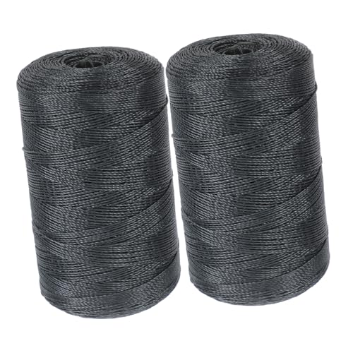 Gadpiparty 2rollos Cuerda De Nylon Multiuso Resistente y Trenzada para Reparación De Redes De Pesca Cuerda De Amarre y Publicidad Uso Agua Dulce y Salada