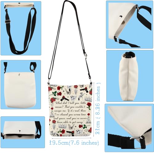 VAMSII Haunting Inspired Gift Run Little Mouse Lover Crossbody Bag Smut Book Reader Fans Gift Dark Romance Gift4