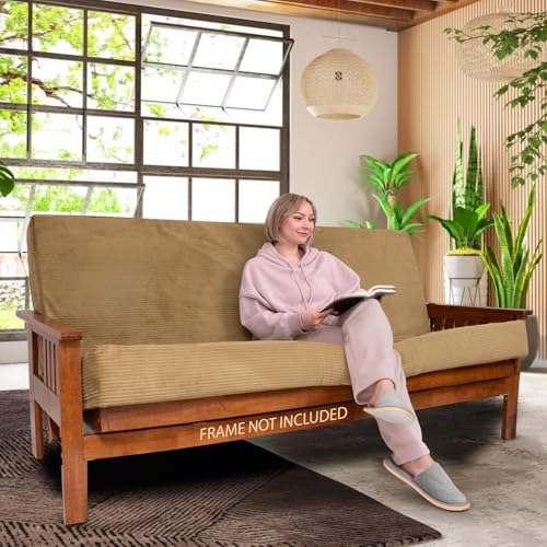 Foamma Memory Foam Futon Mattress, Double-Sided Foldout Couch Futon Mattress, 6' x 54' x...