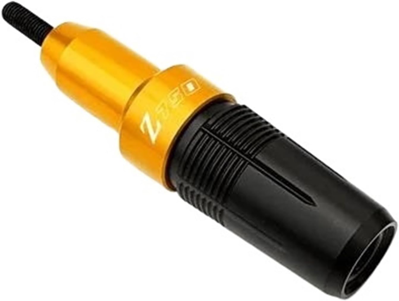 Falling Crash Protector for Kawasaki Z750 Z 750 2004-2012 Motorcycle Accessories Frame Sliders Falling Protection Exhaust Slider Guard Upgrade Accessories(Exhaust Slider Gold)