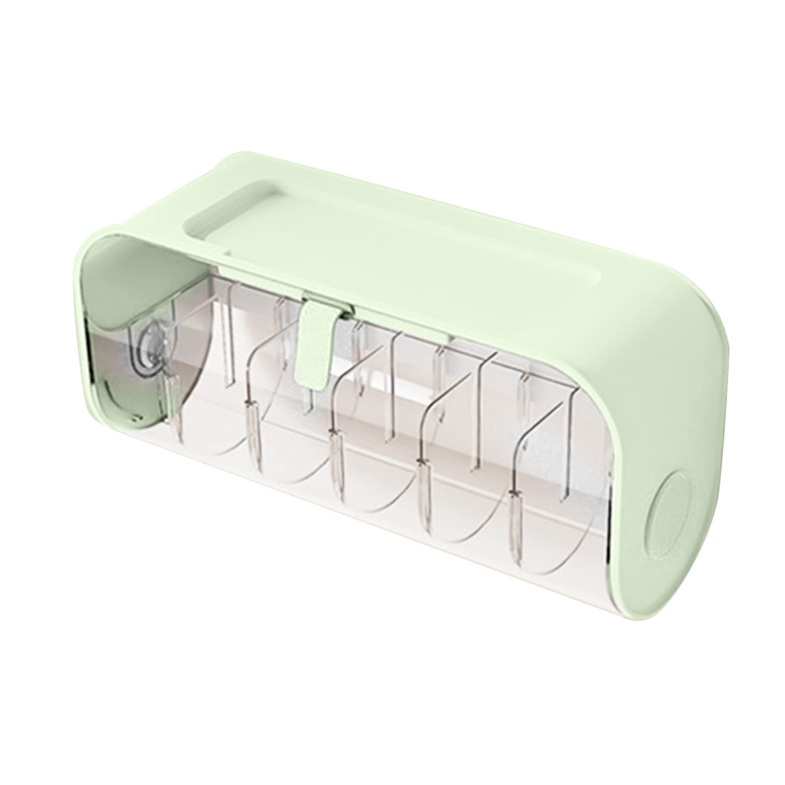 carotoe Closet Organizer Wall Mounted Underwear Storage Box Clear Dustproof Drawer Organizers for Clothes Socks Underwear Ties Closet Bra Holder Switchable Drawer Organizers