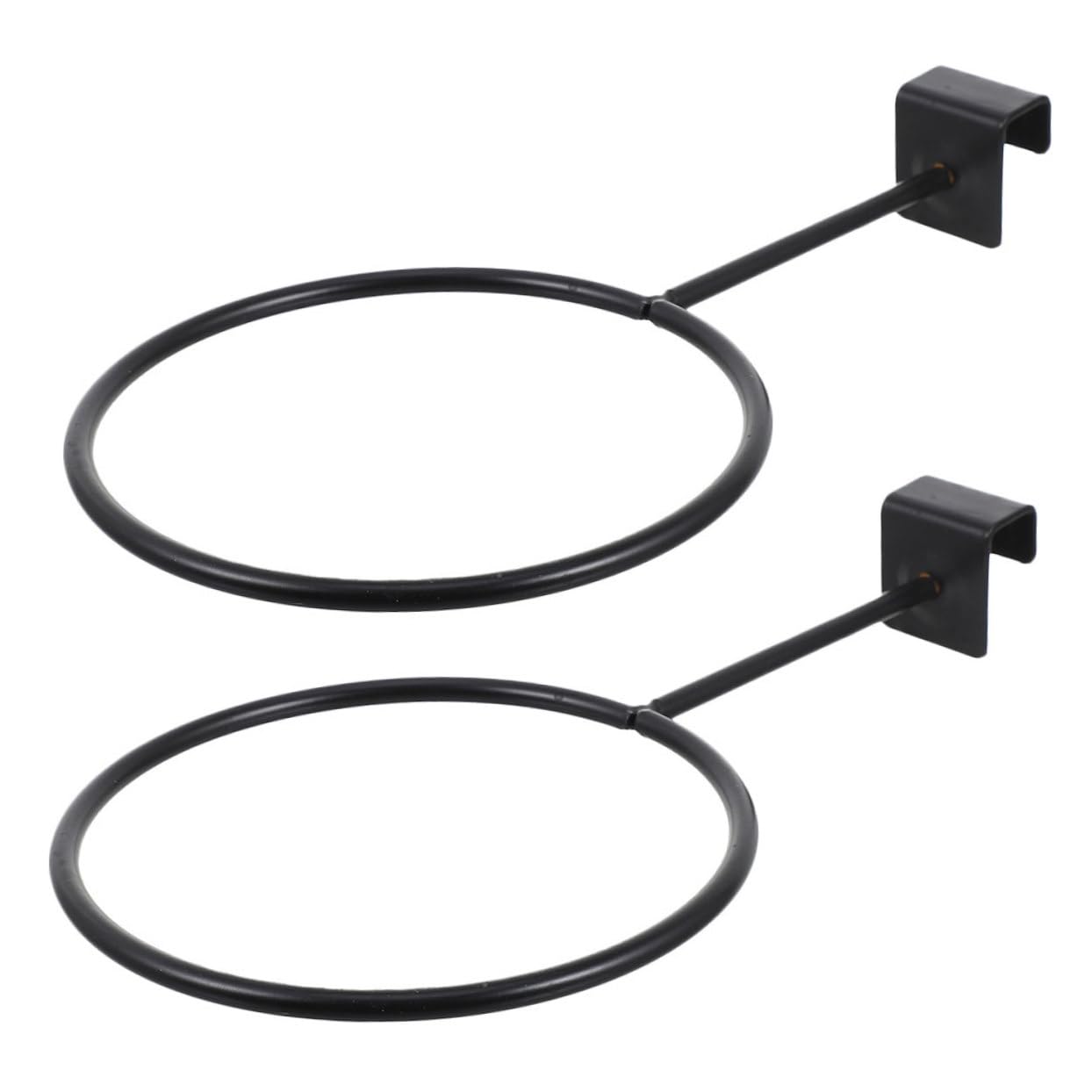 Toddmomy 2Pcs Balls Storage Mount Basketball Bracket for Displaying Sports Balls for Basketball Football and Rugby Exhibition Supermarkets