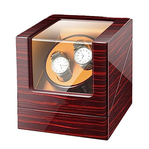 Remontoir 2 montres automatiques silencieux haute précision avec coussin flexible pour hommes