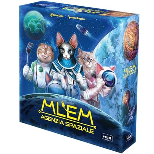 Asmodee - MLEM: Agencia Espacial - Juego de Mesa, 2-5 Jugadores, 8+ años, Edición en Italiano | Ya disponible en tu tienda friki favorita! En mundofriki.es!