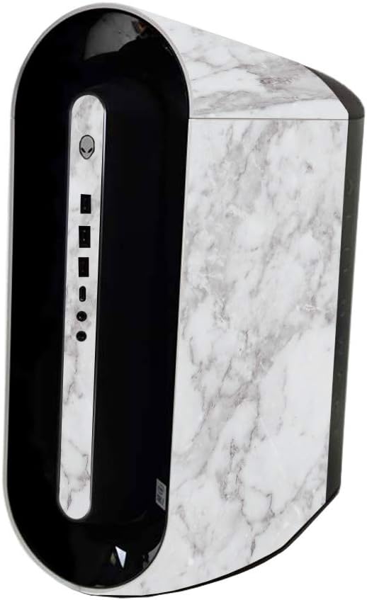 MightySkins Skin Compatible with Alienware Aurora R11 Gaming Desktop - Frost Marble | Protective, Durable, and Unique Vinyl Decal wrap Cover | Easy to Apply and Change Styles | Made in The USA