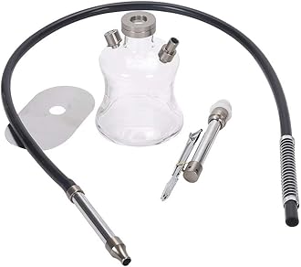 Shisha Hookah Portable glass Shisha Set Hookah with Outdoor travel black bag