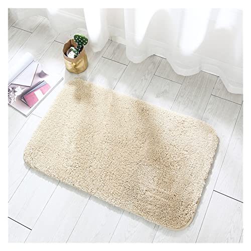 Tapis de salle de bain moelleux microfibre en microfibre, douche de salle de bain lavable à machine absorbante tapis de bain sans glissement |, tapis à sec rapide, parfait for la baignoire, la douche,