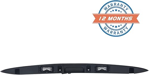 Miniatura 7 de ZONFANT Manija de escotilla trasera cromada con lámpara, tapa para portón trasero compatible con BMW Mini Cooper serie R56 R57 2005-2015, repuesto