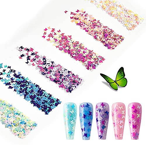 Makartt 3D Butterfly Nail Decorations Kit Multi Shape Nail Art Rhinestones For Women Girls Nails Manicure #TOP6