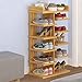 VOCD Zapatero De 6 Pisos, 7 Pisos Y 8 Pisos,Organizador De Pie, Estante De Almacenamiento, Ideal para Baños En Pasillos Salas De Estar Dormitorios Y Pasillos-Color Primario