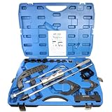 DPTOOL Inner CV Axle Puller Tool Slide Hammer Front Wheel Drive Axle Half Shaft Removal Kit with 48mm and 63mm CV Joint Fork Multi-Function Automobile Ball Joint Removal Tool