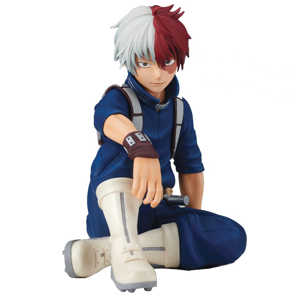 Xinchangda MHA Todoroki Shouto Figure Anime Todoroki Shouto Character Statue 10cm PVC Model MHA Action Figure Statue Desktop Decoration Manga Collectible Ornament