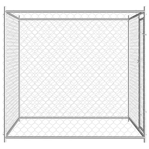 image for Unfade Memory Outdoor Dog Kennel Pet Playpen Chain Link Fence House La