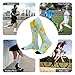 4SEE Women's Casual Fashion Sport Socks, Lightweight Yellow Rubber Ducks Stretchy and Ultra Soft Crew Sock for Training, Running, Cycling Wear