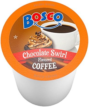 Bosco Single Cup Coffee for Keurig K-Cup Brewers, Chocolate Swirl Coffee, 40 Count