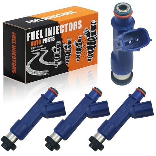 SHOCKENT 23250-0D050 Upgraded 12-hole Fuel Injectors Fit For:-Toyota Corolla 2005-2008, Yaris 2006-2018; For:-Pontiac Vibe 2005-2008#Replace: 23209-0D050, FJ847, 2320922090, 232090D050-4 PCS