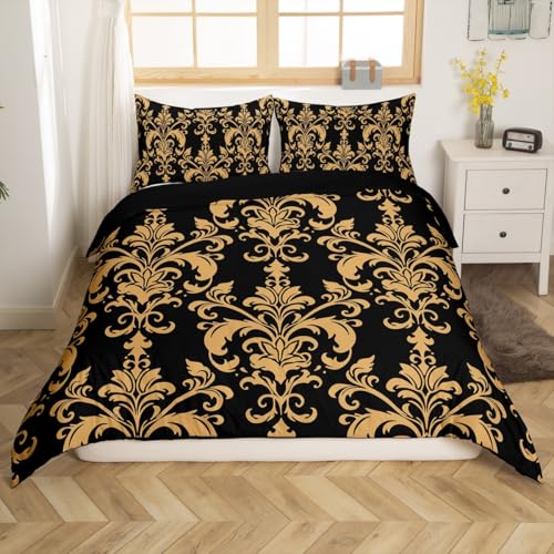Homewish Elegant Damask Bedding Sets Single Size - Image 2